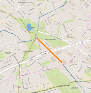 Potential cycling and trails connections for proposed Chandler Dr bridge